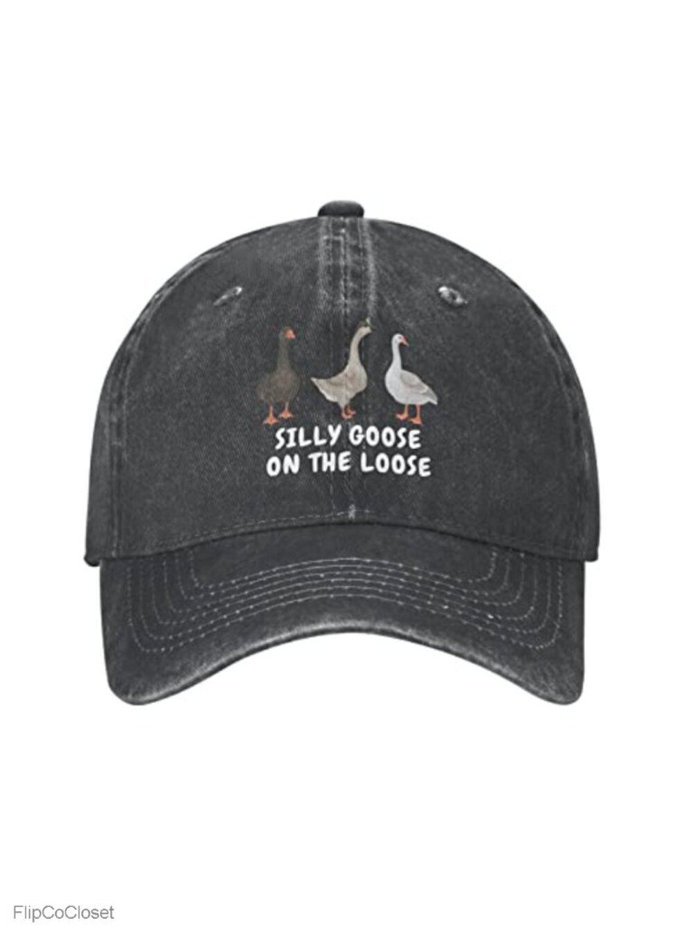 Funny Goose Baseball Cap Men Women Adjustable Dad Hat Silly Goose